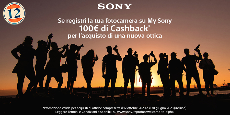 SONY - "WELCOME TO ALPHA" Fino al 30 Giugno 2024