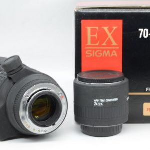 Sigma 70/200 f 2,8 APO, con Apo 2x Pentax K AF