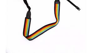 Polaroid Camera Strap Flat Raimbow