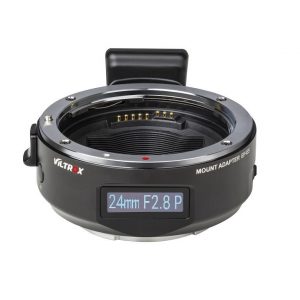Viltrox Auto Focus Canon EF/EF-S su Sony E-Mount con Display Oled