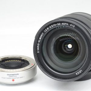 Panasonic Leica D Vario-Elmarit 14-50mm f/2.8-3.5 OIS + Anello Olympus