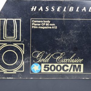 Hasselblad 500C/M Gold Exclusive (30th anniversary) + Planar CF 80mm Numerata 0448 !