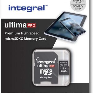 Integral Micro SD 32/64 GB Classe 10 100/30 MB/S