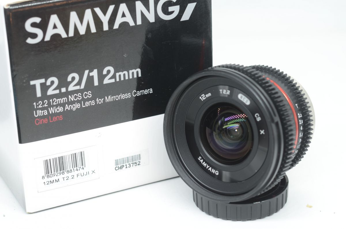 Samyang 12 mm T 2,2 x Fujifilm