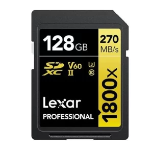 Lexar Professional 1800x SDXC™ UHS-II 64/128/256/512GB