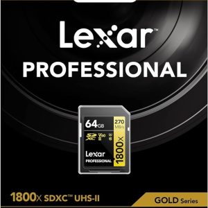 Lexar Professional 1800x SDXC™ UHS-II 64/128/256/512GB