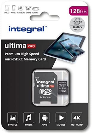 Integral 64/128 Micro Sd Card 180mbs