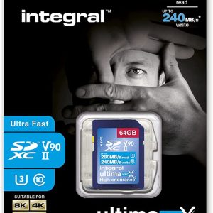 Integral SD 64/128GB UHS-II V90 classe 10