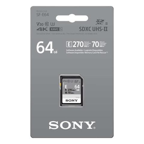 Sony SDXC E Series 64GB/128GB