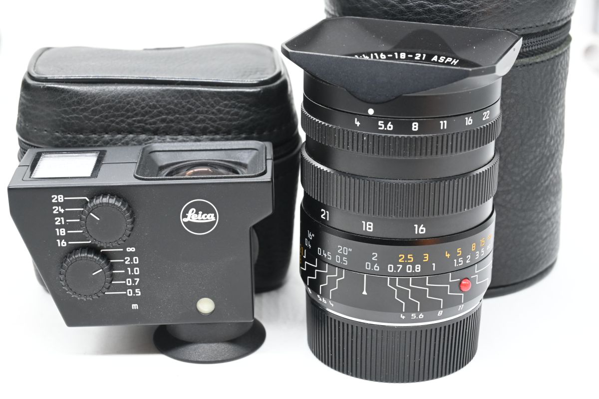 Leica Tri-Elmar-M 16-18-21mm f/4 ASPH + Mirino Leica