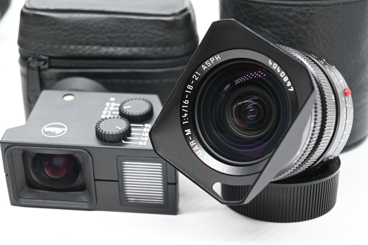 Leica Tri-Elmar-M 16-18-21mm f/4 ASPH + Mirino Leica