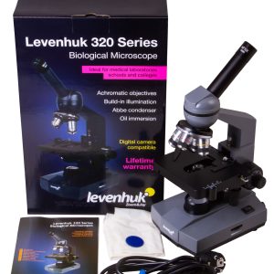 Microscopio biologico monoculare Levenhuk 320 BASE