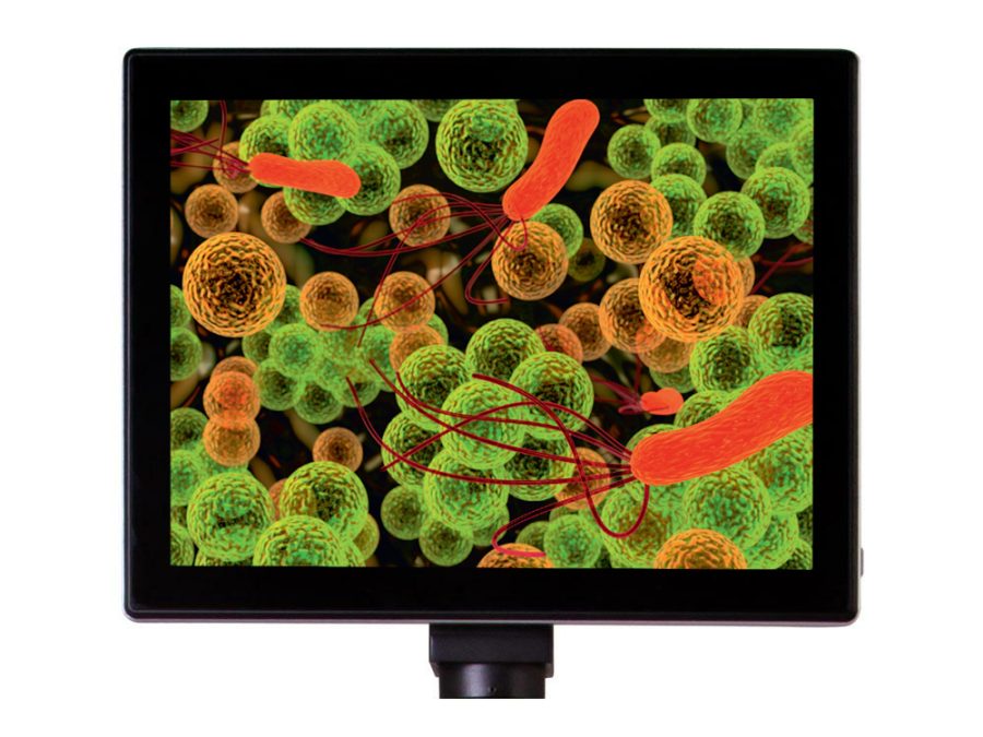 Levenhuk MED fotocamera digitale per microscopio da 5M con schermo LDC da 9,4"