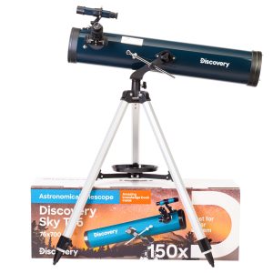 Telescopio Discovery Sky T76 con libro