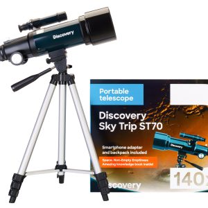 Telescopio Discovery Sky Trip ST70 con libro