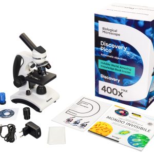Microscopio digitale Discovery Pico Polar con libro