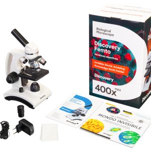 Microscopio Discovery Femto Polar con libro