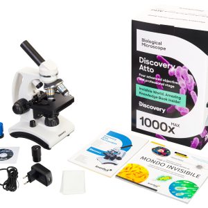 Microscopio digitale Discovery Atto Polar con libro
