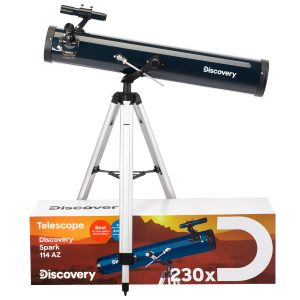 Telescopio Discovery Spark 114 AZ con libro