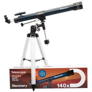 Telescopio Discovery Spark 709 EQ con libro