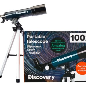 Telescopio Discovery Spark Travel 50 con libro