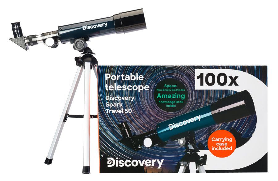 Telescopio Discovery Spark Travel 50 con libro - immagine 2