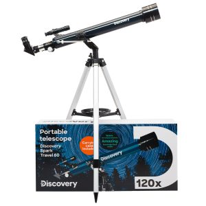 Telescopio Discovery Spark Travel 60 con libro