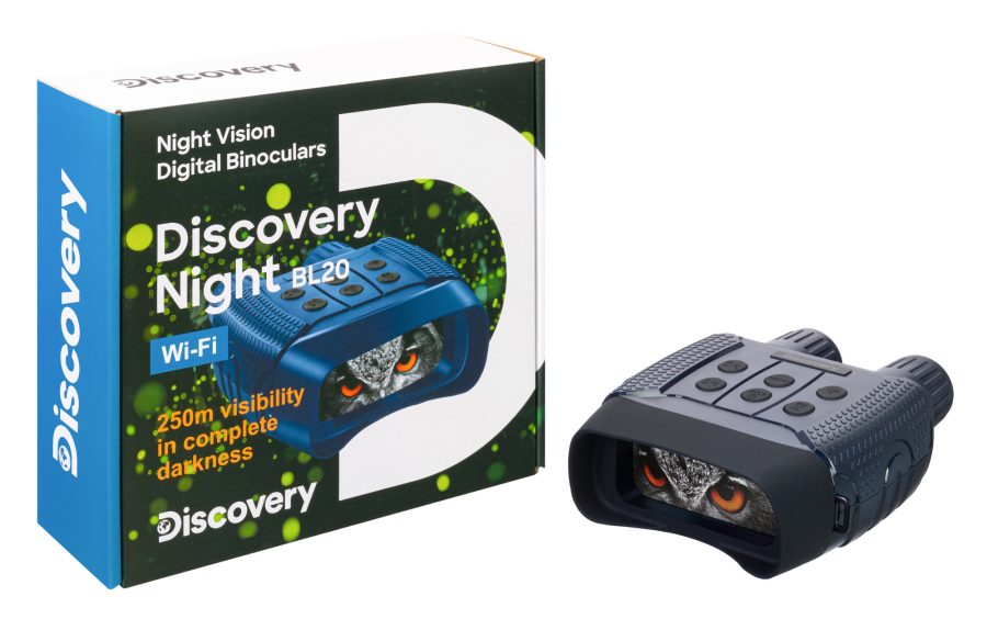 Visore notturno binoculare digitale Discovery Night BL20 con treppiede - immagine 3
