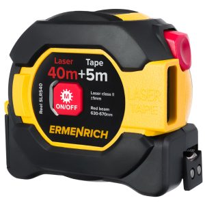 Misuratore laser con flessometro Ermenrich Reel SLR540