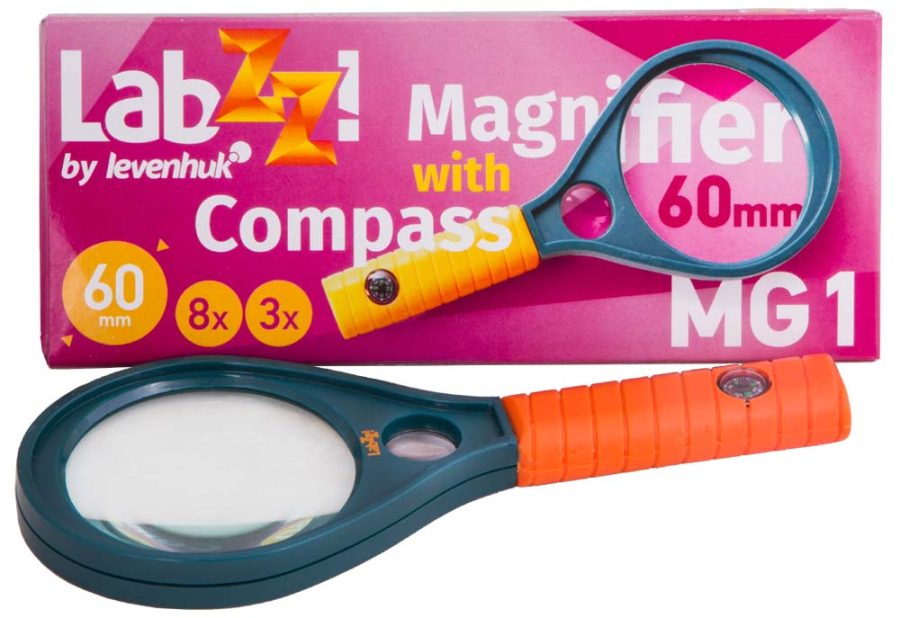 Lente d’ingrandimento Levenhuk LabZZ MG1 con bussola - immagine 2