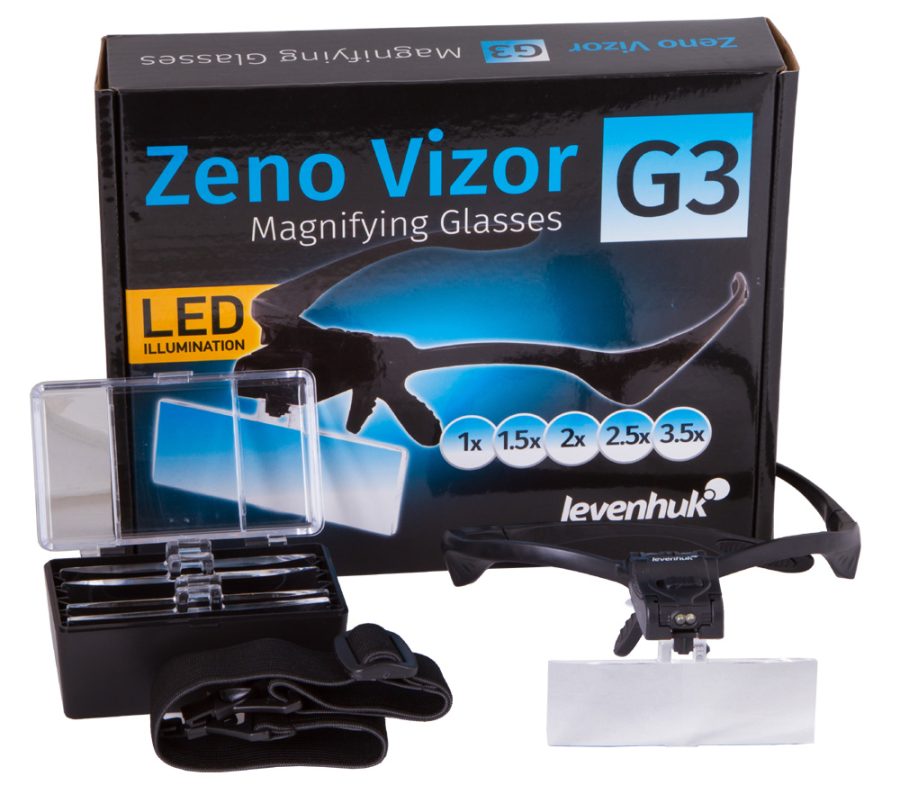 Occhiali d’ingrandimento Levenhuk Zeno Vizor G3 - immagine 2