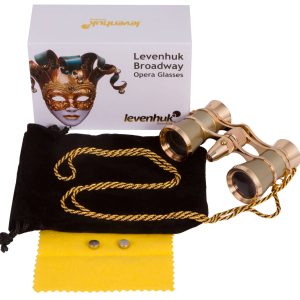 Binocolo da teatro Levenhuk Broadway 325F (con luce LED e cordoncino da collo)