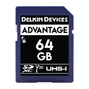 Delkin SDXC 64/128 GB Advantage USH-I C10 U3 V30