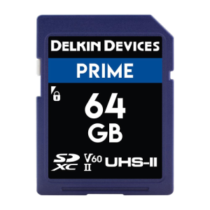 Delkin SDXC 64 GB Prime USH-II C10 U3 V60