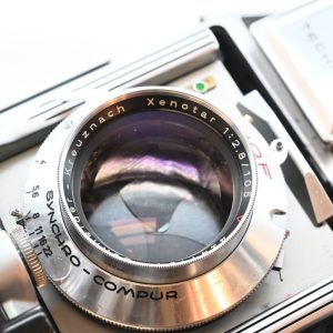 Linhof Technika Folder 6×9 con Mag. 6×9 Vetro Smerigliato OB. Schneider 105mm f 2.8