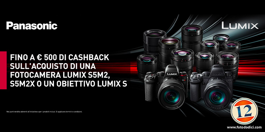 Panasonic - Cashback LUMIX S CAMERAS & LENSES fino al 02/10/23
