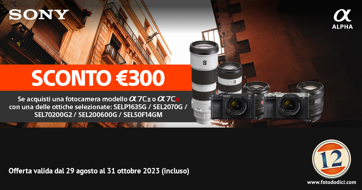 Sony - Lancio A7C II E A7C R Fino al 31/10/2023