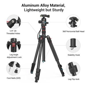 SmallRig CT-10 Aluminum Camera Tripod 3935