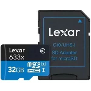 Lexar MicroSD 633X + Adattatore 32/64/128/256GB