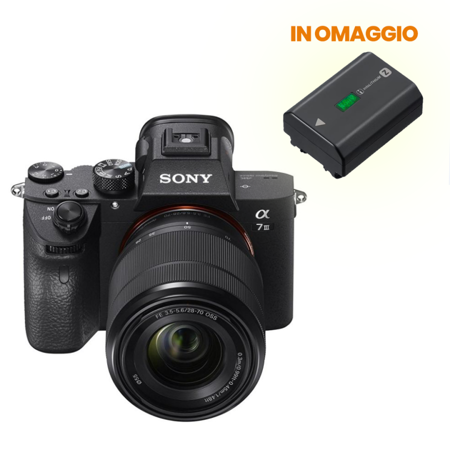 Sony a7III con 28/70 - Garanzia 2+1 Sony Italia