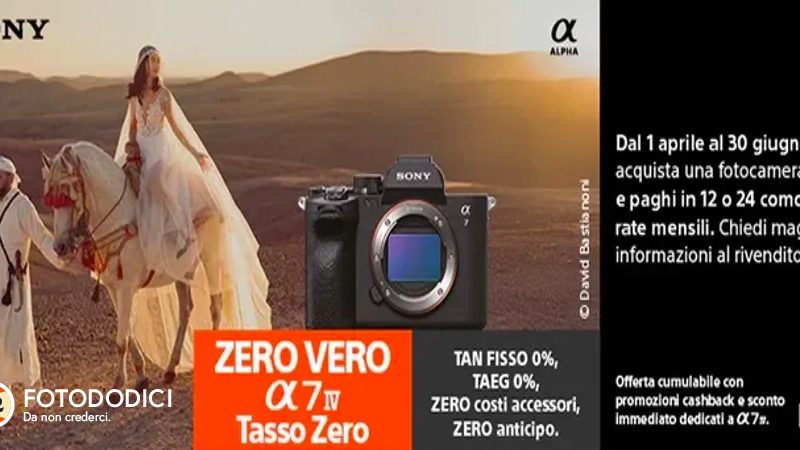 SONY TASSO ZERO Fino al 30 Giugno 2025