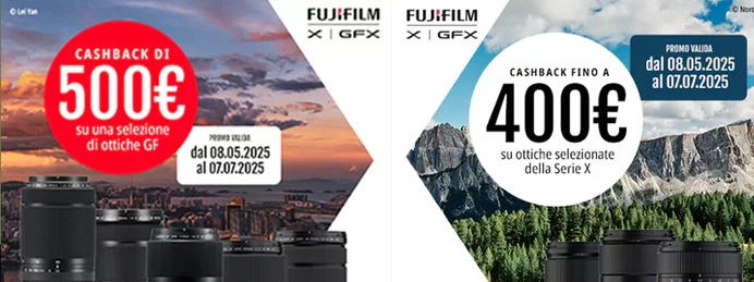 Fujifilm Summer Cashback 2025 Maggio 7 Luglio 2025