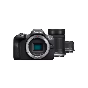 Canon EOS R100 + RF-S 18-45mm IS STM + RF-S 55-210mm IS STM – Garanzia Canon Italia