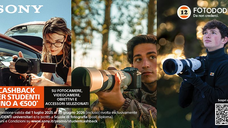 Sony Cashback Studenti 1 Luglio 2024 - 30 Giugno 2026