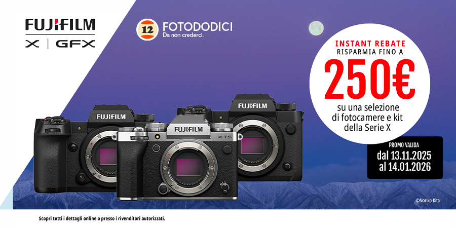 Fujifilm Winter Promo Sconto in cassa fino a 250€ fino al 14/01/26