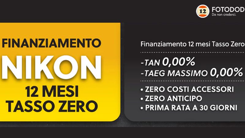 Nikon Tasso 0 Fino al 26 gennaio 2026