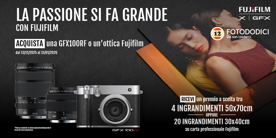 Promozione Fujifilm – Dal 13 Novembre al 31 Gennaio 2026
